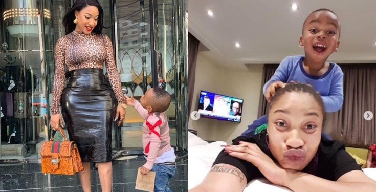 Actress, Tonto changes her son's name to 'King Andre Dikeh'