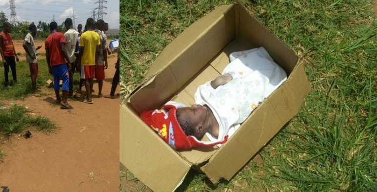 Body of a baby found dumped beside an Anglican church in Anambra (Photos)