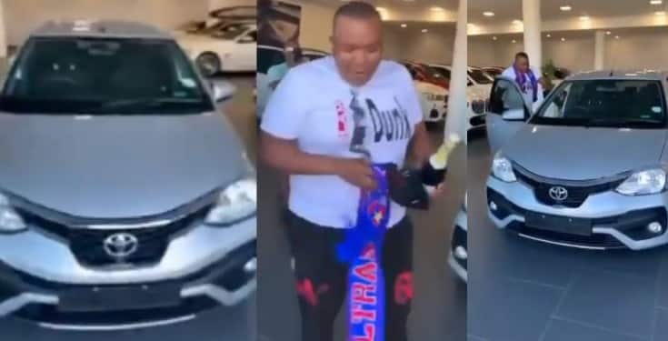 Men buy their friend a car because they are tired of picking him up (Video)