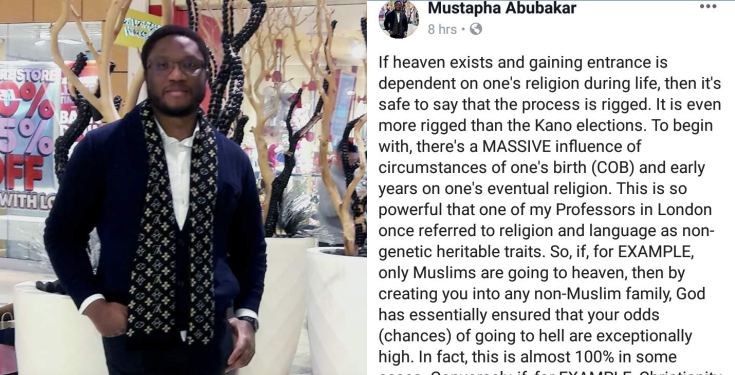 'The process of gaining entrance into heaven is rigged' - Nigerian man