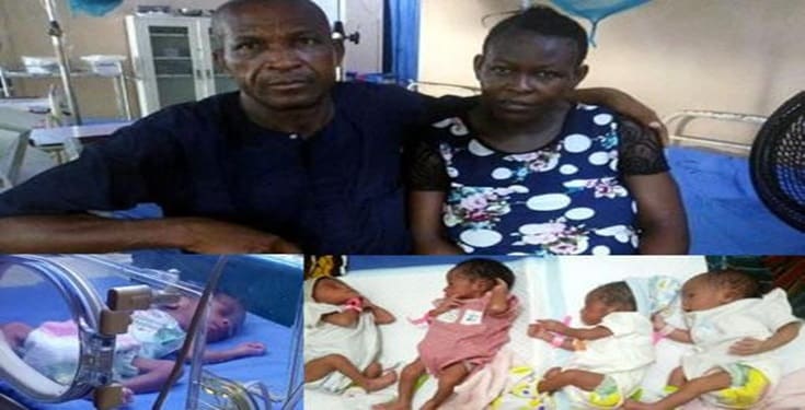 Woman welcomes a set of quintuplets after 18 years of waiting (photos)
