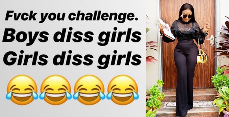 Women dissing each other in the #FvckYouChallenge is the reason why we are our won worst enemy - Tonto Dikeh