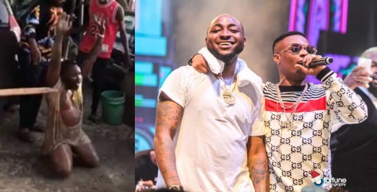 Davido offers N1 million to man who was beaten for disrespecting Wizkid