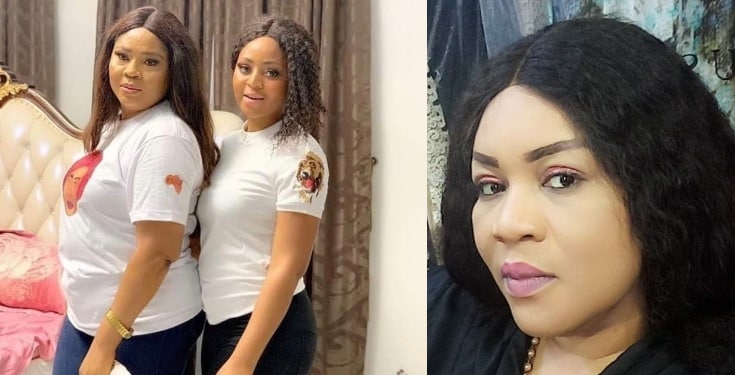 Nigerian lady drags Regina Daniels' mother to hell and back