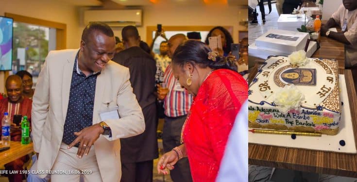 35 years later, man finally gets to dance with the lady that snubbed him in OAU (photos)