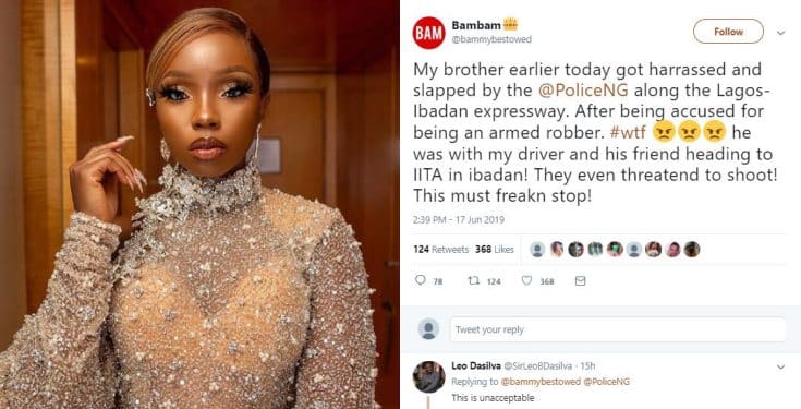 Bambam cries out to stop police brutality as her brother falls victim
