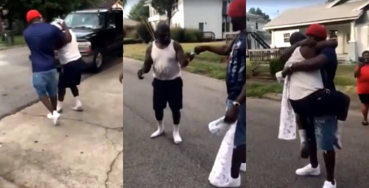 Dad cries as his son surprises him with a brand-new truck (video)