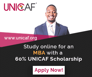 60% UNICAF Scholarship.