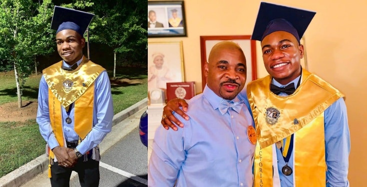 MC Oluomo's son graduates from US school (photos)