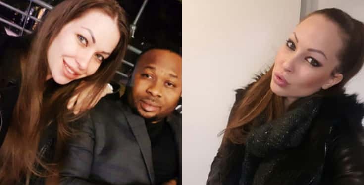 Olakunle Churchill’s alleged white girlfriend finally speaks