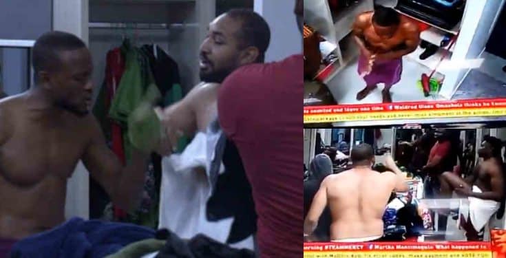 BBNaija 2019: Omashola engages in a heated argument with Jeff (video)