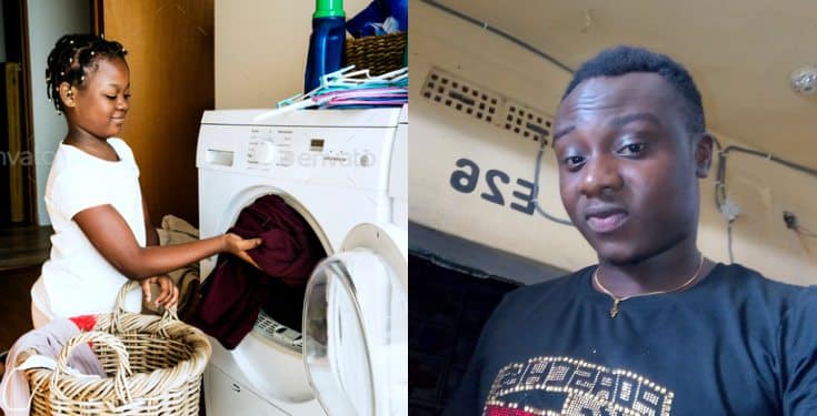 Washing machine should be banned in Nigeria because it's making women lazy - Man says