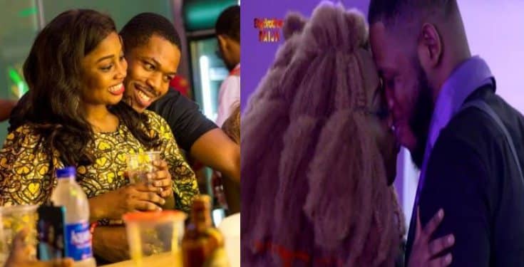 BBNaija 2019: Twitter users react after Esther kissed Frodd