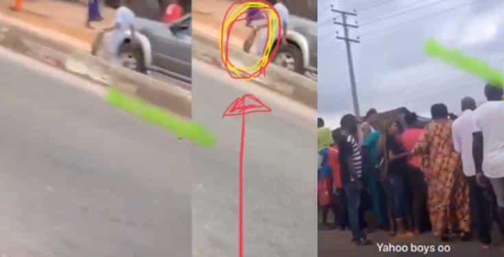 Girl allegedly turns into a snake after alighting from a Benz (video)