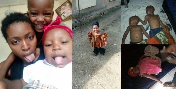 Lady cries out after her kids were allegedly poisoned to death (photos)