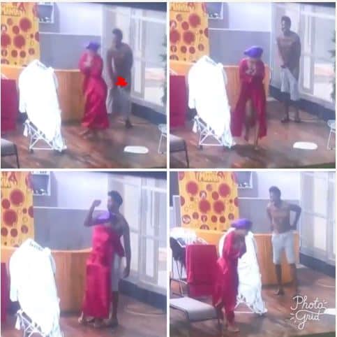 BBNaija: Mercy pulls down Ike’s shorts, exposes his private part (Video)