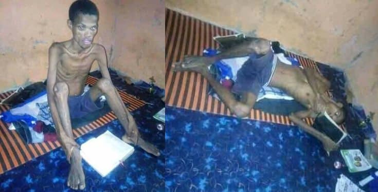 Man hospitalised after 41-days fasting and prayer in Ebonyi State (photos)