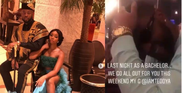 Teddy A celebrates his last night as a bachelor (Video)