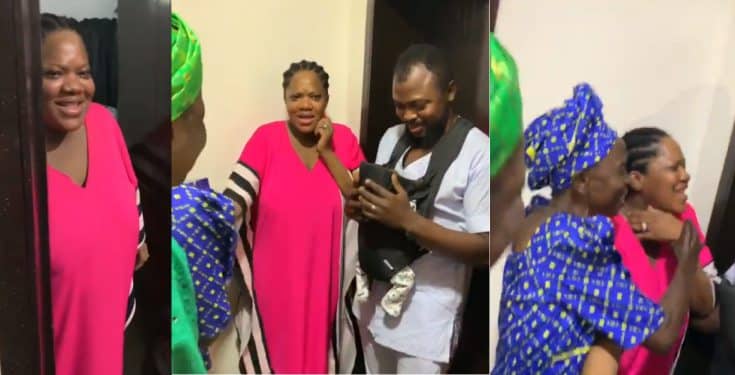 Toyin Abraham gets birthday surprise from husband, Ajeyemi (video)