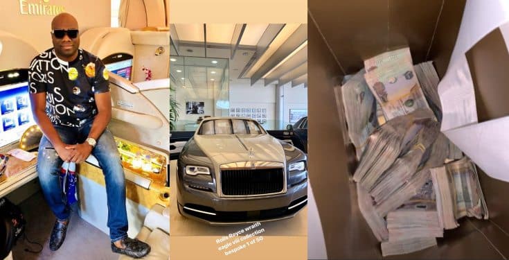 Mompha emerges the first African to own the 2020 Rolls Royce Wraith Eagle VIII (Video)