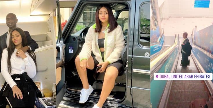 Regina Daniels and Ned Nwoko enjoy each other's company in Dubai (video)