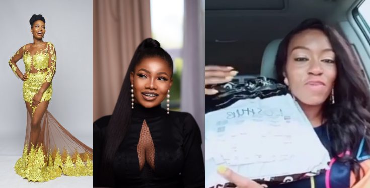 Khafi receives surprise package from her bestie, Tacha (video)