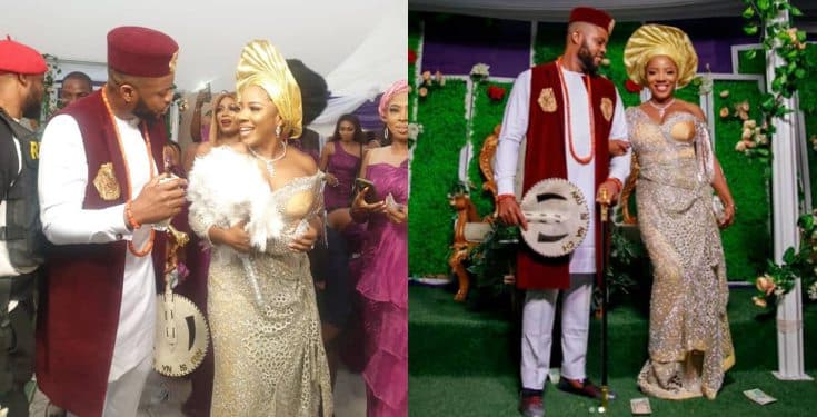 On Saturday December 28, Sandra Ikeji and her husband Arinze, held their traditional marriage at her hometown in Nkwerre, Imo state.
