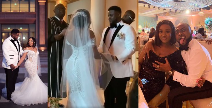 First photos and videos from Adewale Adeleke’s white wedding