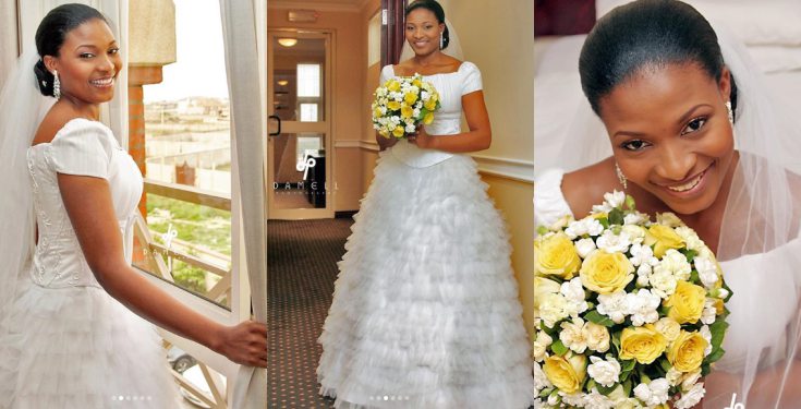 Lovely photos of late Ibidunni Ighodalo taken on her wedding day