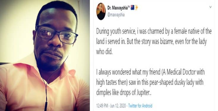 Nigerian doctor narrates how he and his friend were "charmed" by two girls during NYSC
