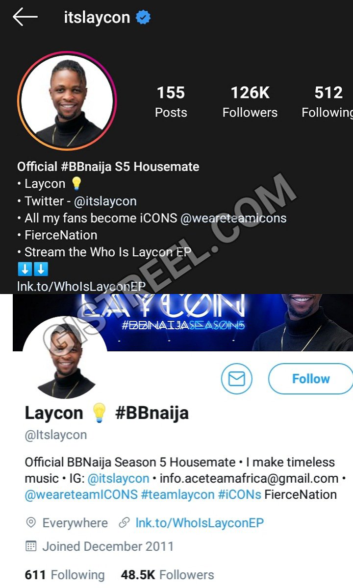 Laycon Verified On Triller