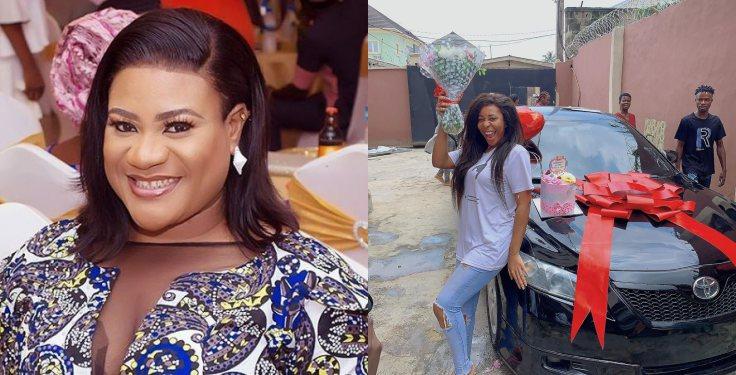 nkechi blessing gifts sister a car