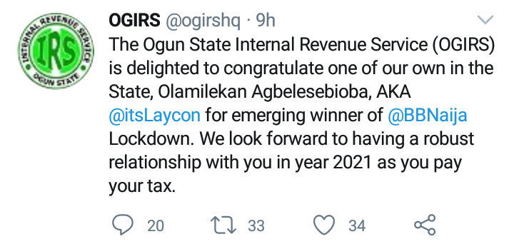 Ogun State Laycon Tax
