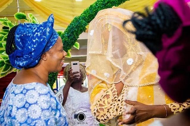 Mike Bamiloye’s wife and daughter, Darasimi traditional wedding