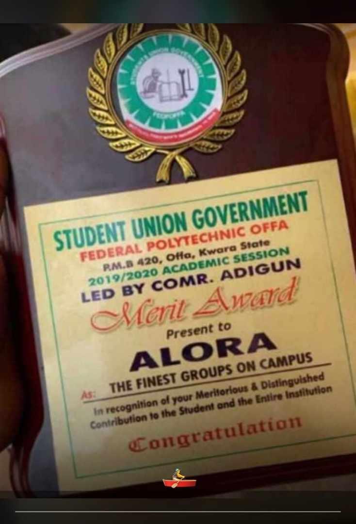 Polytechnic offa award cultists alora