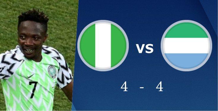 Nigeria vs Sierra Leone: "We sincerely apologize” – Ahmed Musa