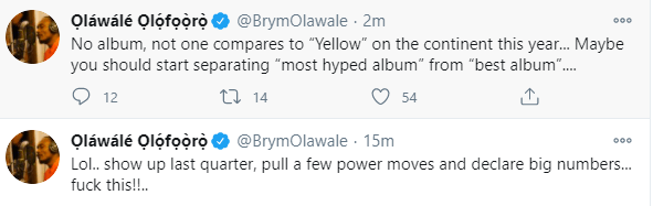 ''Start separating most hyped album from best album" - Brymo shades MIL, ABT albums