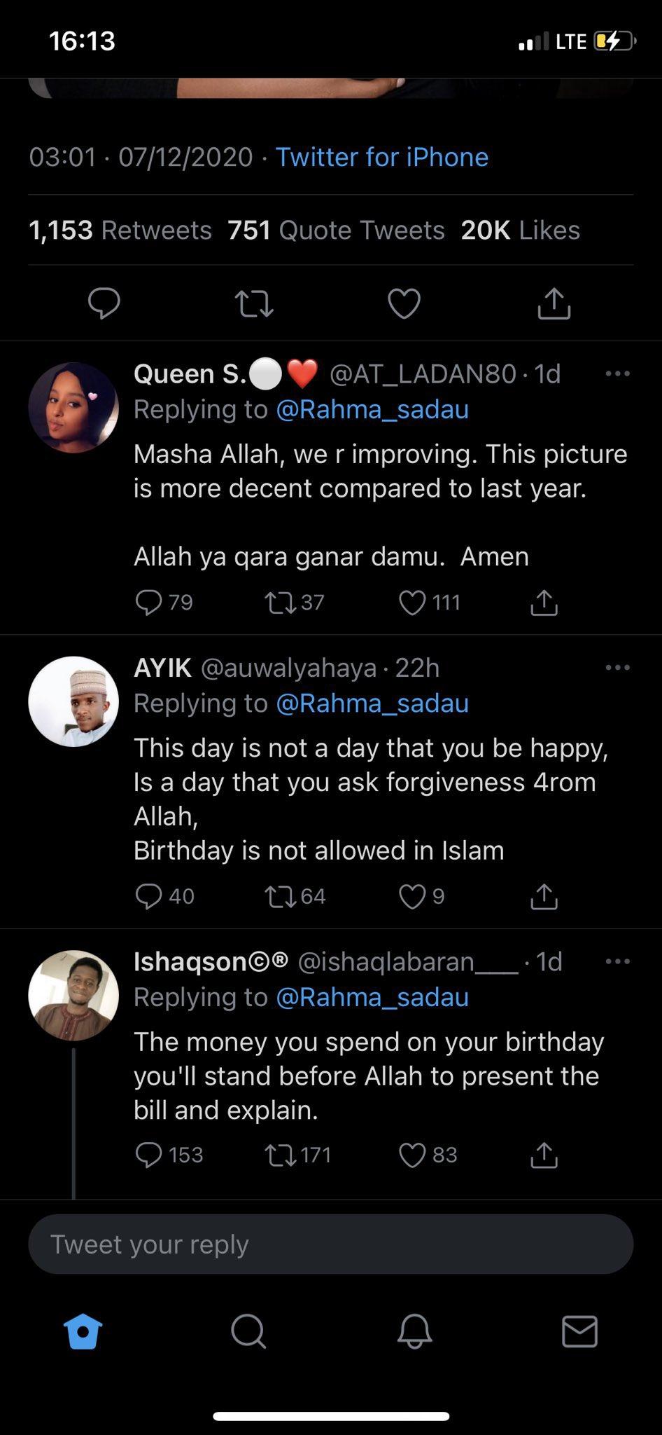 "Looking more decent" - Reactions as actress, Rahama Sadau celebrates birthday