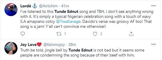 "Don’t ever sing again" - Netizens drag Tunde Ednut over new song featuring Davido (Video)