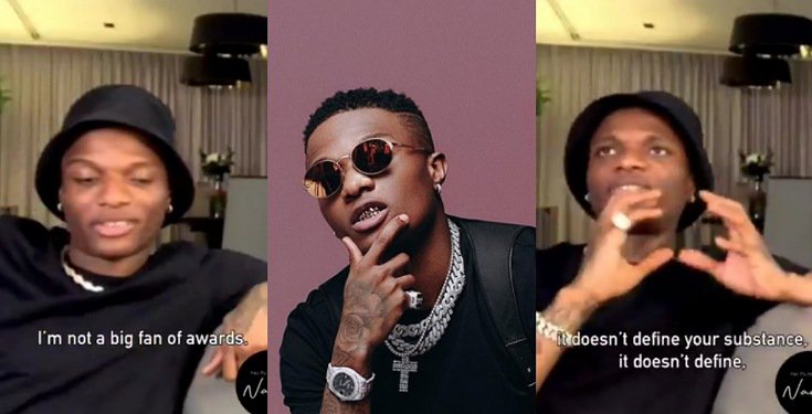 I'm not a big fan of music awards - says Wizkid [VIDEO]