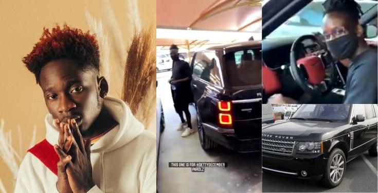 Mr Eazi gifts himself a brand new Range Rover for Christmas (Video)