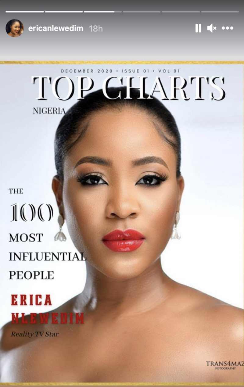 Erica Nlewedim named one of 100 most influential people in Nigeria