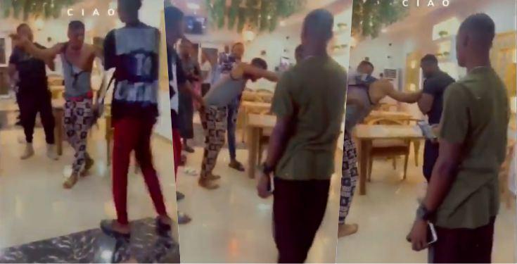 Man caught after paying with fake transfer in an expensive restaurant (Video)