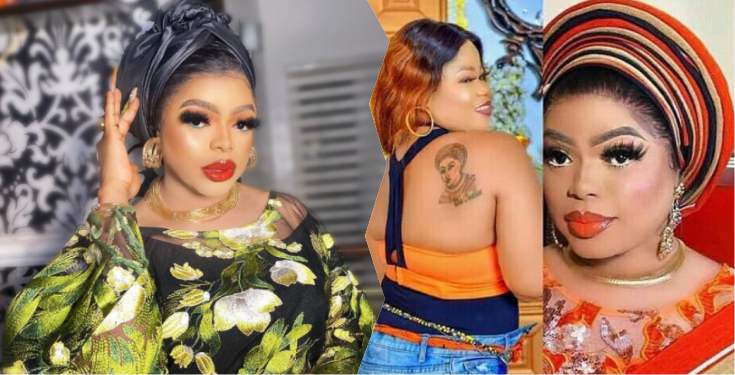 Bobrisky to gift fan who tattooed his face on her back another N3M, iPhone 12, Dubai trip