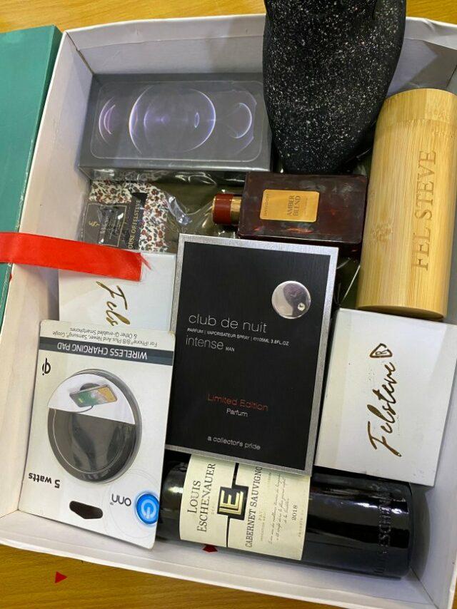 Man shows off gift box from babe containing iPhone 12, other items worth 856k ahead of Valentine
