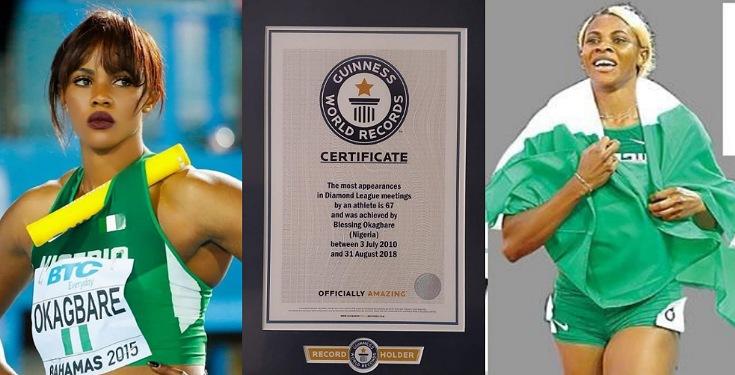 Nigerian athlete in Guinness Record