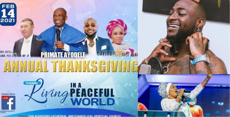 Davido to perform alongside Tope Alabi at Church thanksgiving (Video)