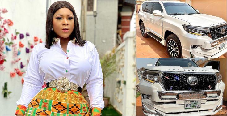 Destiny Etiko acquires brand new SUV with customized plate 'Drama Doll'