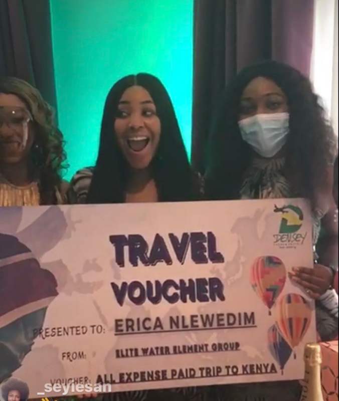 Fans gift Erica international stock worth N3.8M, plus all expense paid trip to Kenya