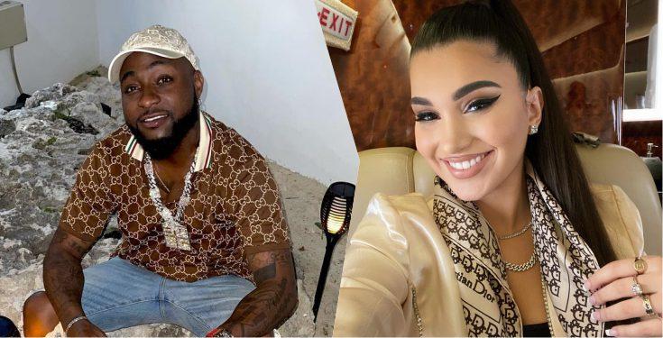 - Davido reacts as Enisa announces video shoot together